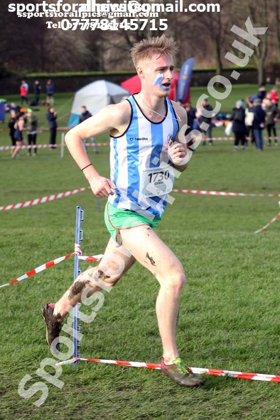 Mens short race  2020 BUCS Cross Country Champs., Edinburgh.  Photo: David T. Hewitson/Sports for All Pics